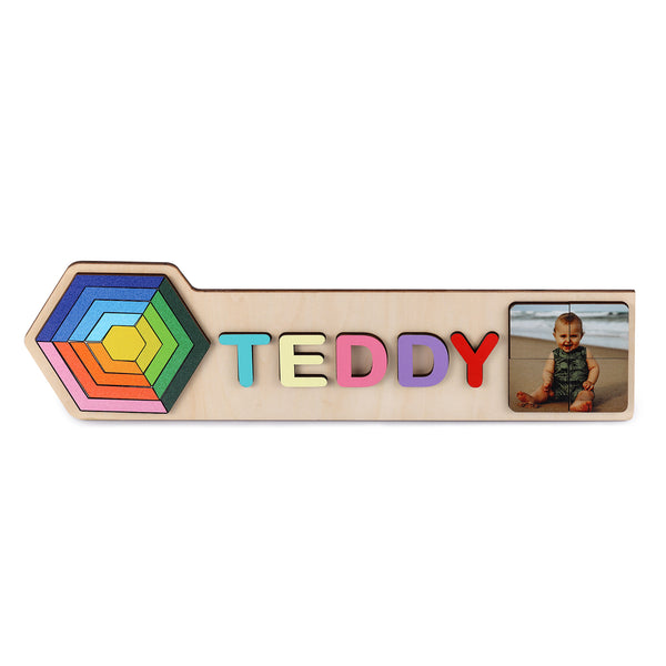 Custom Photo Wooden Name Puzzle