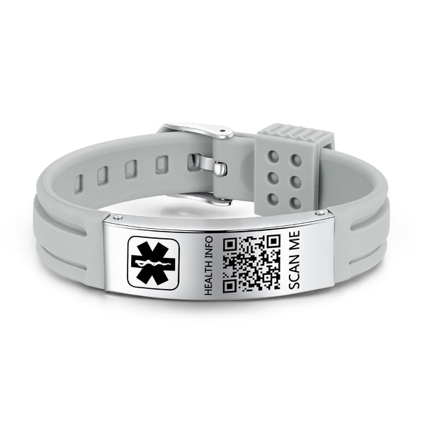 Upgraded QR Code Medical Alert Bracelet