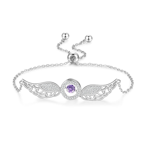 Custom Angel Wing Bracelet