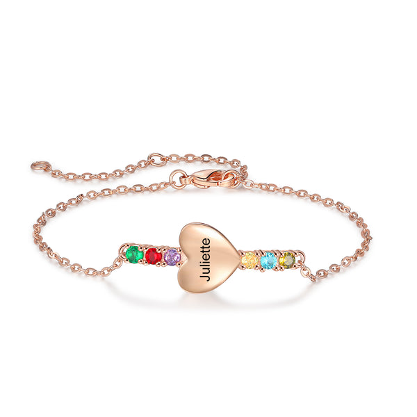 Custom Heart Bracelet