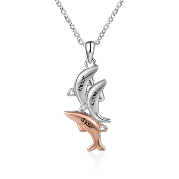 Custom Dolphin Necklace