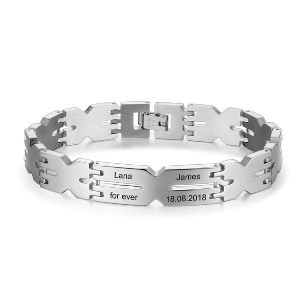 Personlized Stainless Steel Bracelet