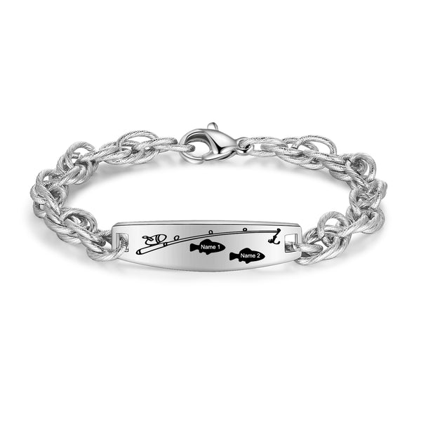 Custom Name Stainless Steel Bracelet