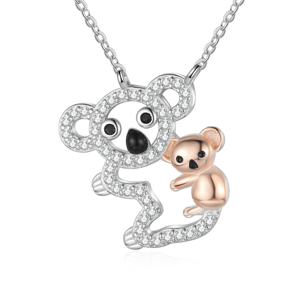 Koala Mother and Child Necklace