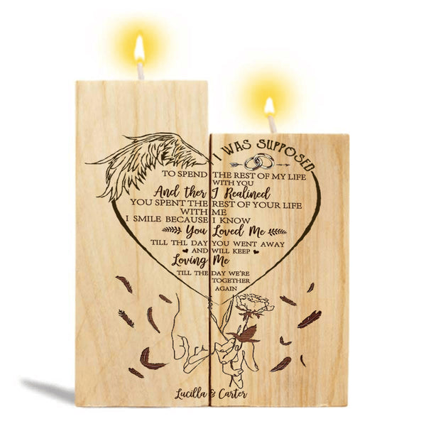 Custom Wooden Candle Holder