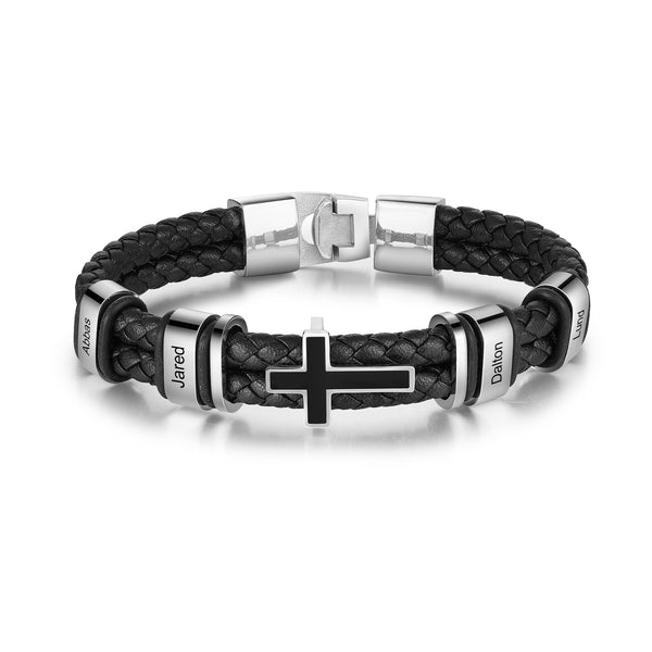 Custom Cross Bracelet