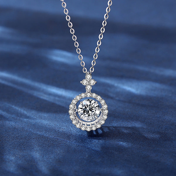 925 Sterling Silver Moissanite Necklace