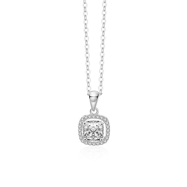 925 Sterling Silver Moissanite Necklace