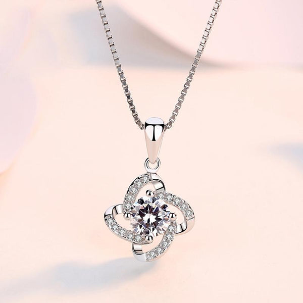 925 Sterling Silver Moissanite Necklace