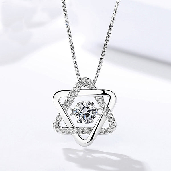 925 Sterling Silver Moissanite Necklace