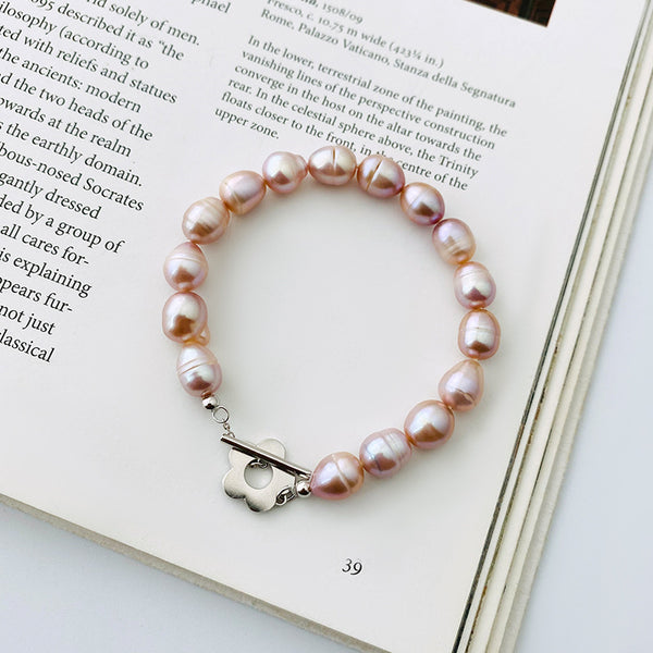 925 Sterling Silver Pearl Bracelet