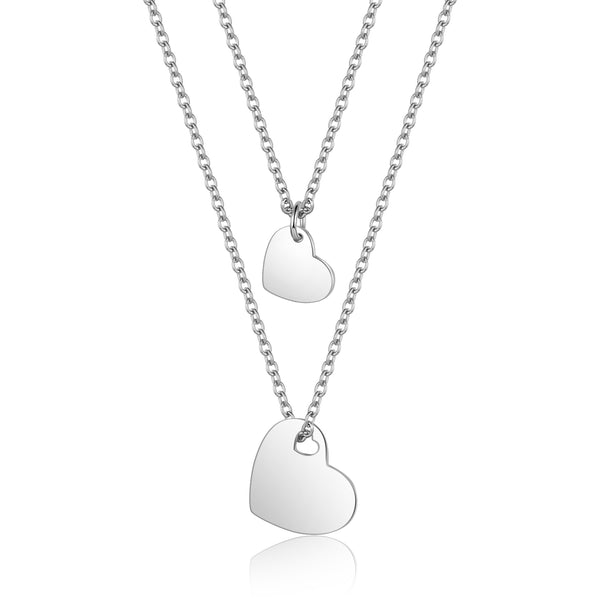 Heart Shaped Couple Necklace