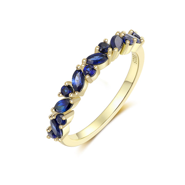 925 Sterling Silver Sapphire Ring