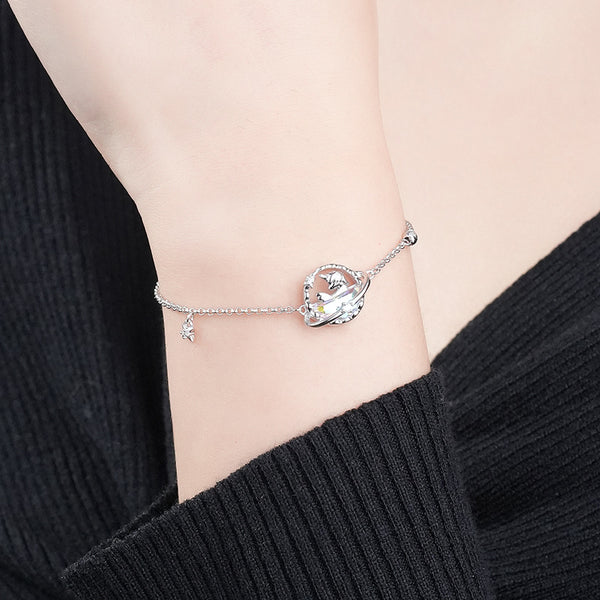 925 Sterling Silver Unicorn Bracelet