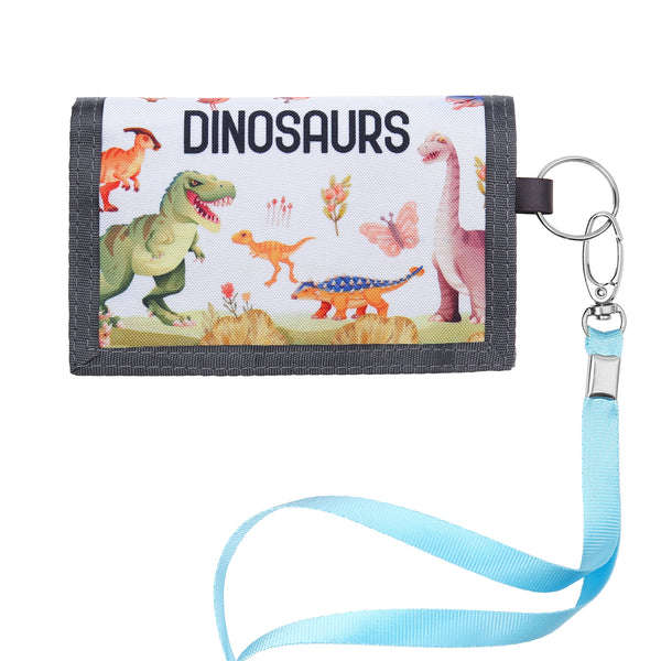 Custom Name Dinosaur Mermaid Wallet