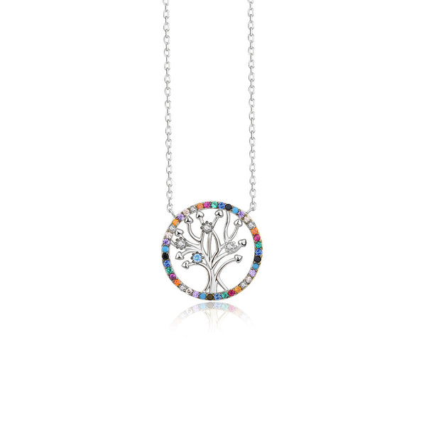 925 Sterling Silver Life Tree Necklace