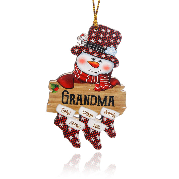 Christmas Decoration Custom Name Ornament