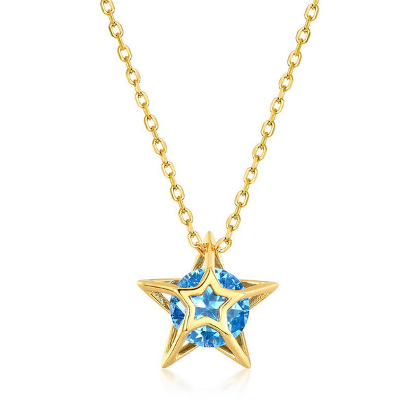 925 Sterling Silver Star Necklace