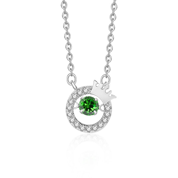 925 Sterling Silver Round Necklace