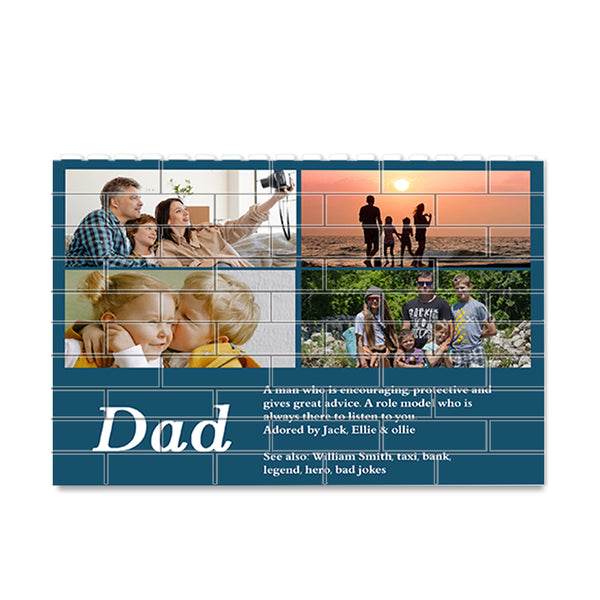 Custom Photo And Text Plastic Puzzle