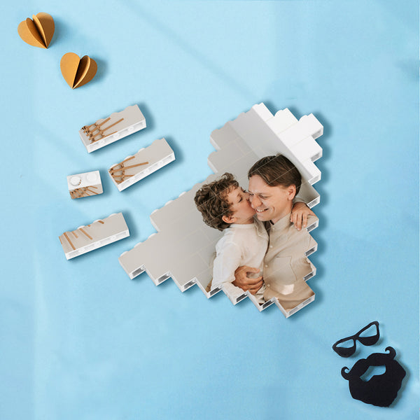 Custom Photo And Name Heart Shaped Puzzle