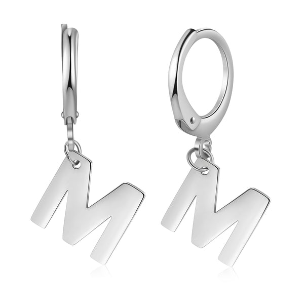 Personalized Stainless Steel Letter Earrings