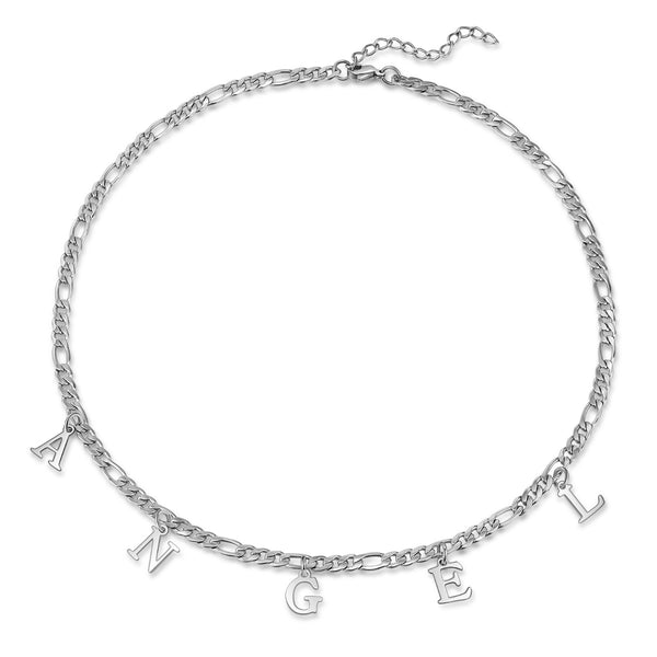 Personalized Stainless Steel Letter Jewelry Set