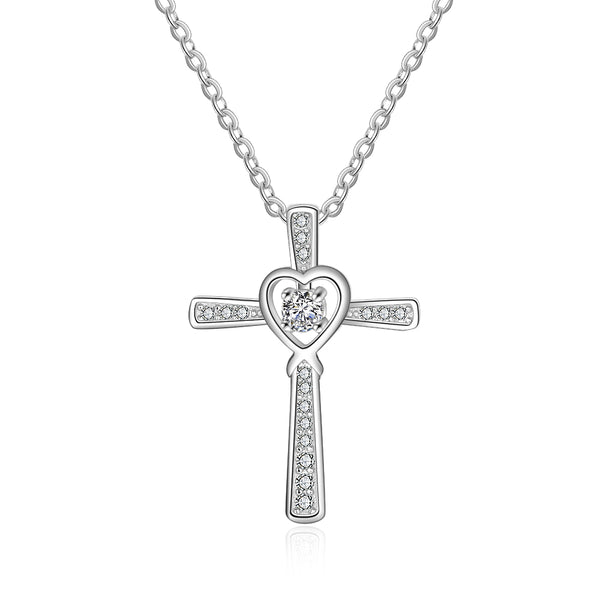 Fashion Cross Necklace With 45CM Chain