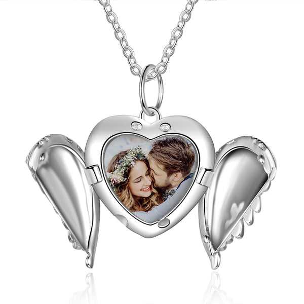 Personalized 925 Sterling Silver Photo Necklace