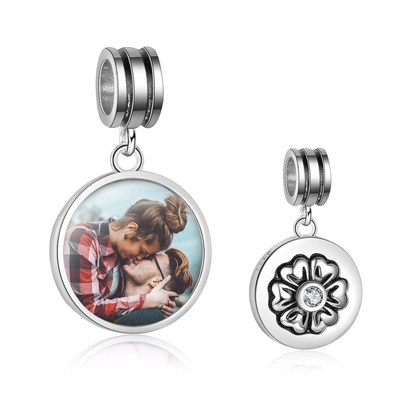 Personalized 925 Sterling Silver Photo Necklace