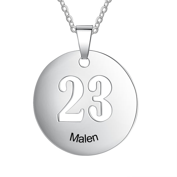 Personalized Stainless Steel Children Necklace