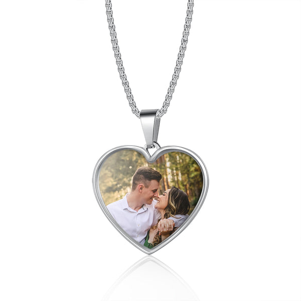 Personalized Stainless Steel Photo Necklace