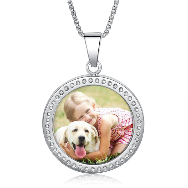 Personalized Stainless Steel Photo Pendant Necklaces