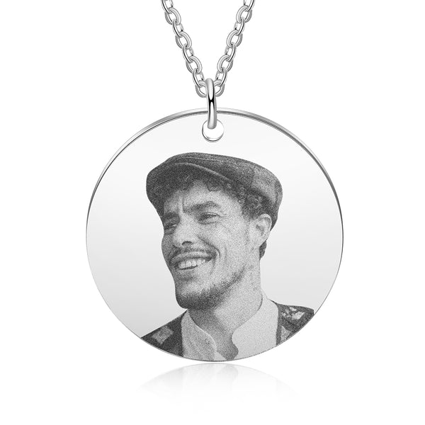 Personalized Stainless Steel Photo Necklace