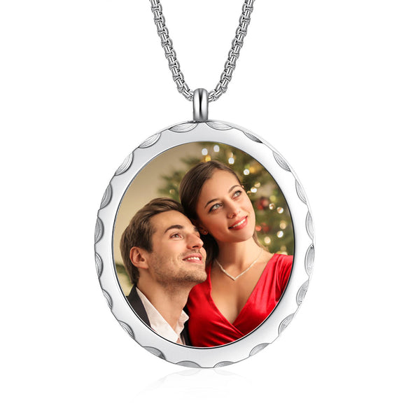 Stainless Steel Personalized Photo Pendant Necklace