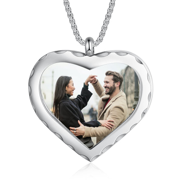 Stainless Steel Photo Necklace