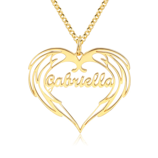 Personalized Heart Shape Name Necklace