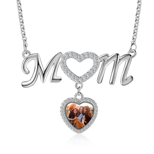 Personalized Rhodium Plated Necklace