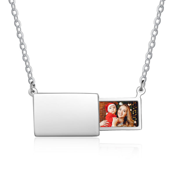 Personalized Stainless Steel Photo Necklace