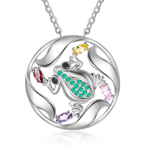 Personalized Frog Necklace